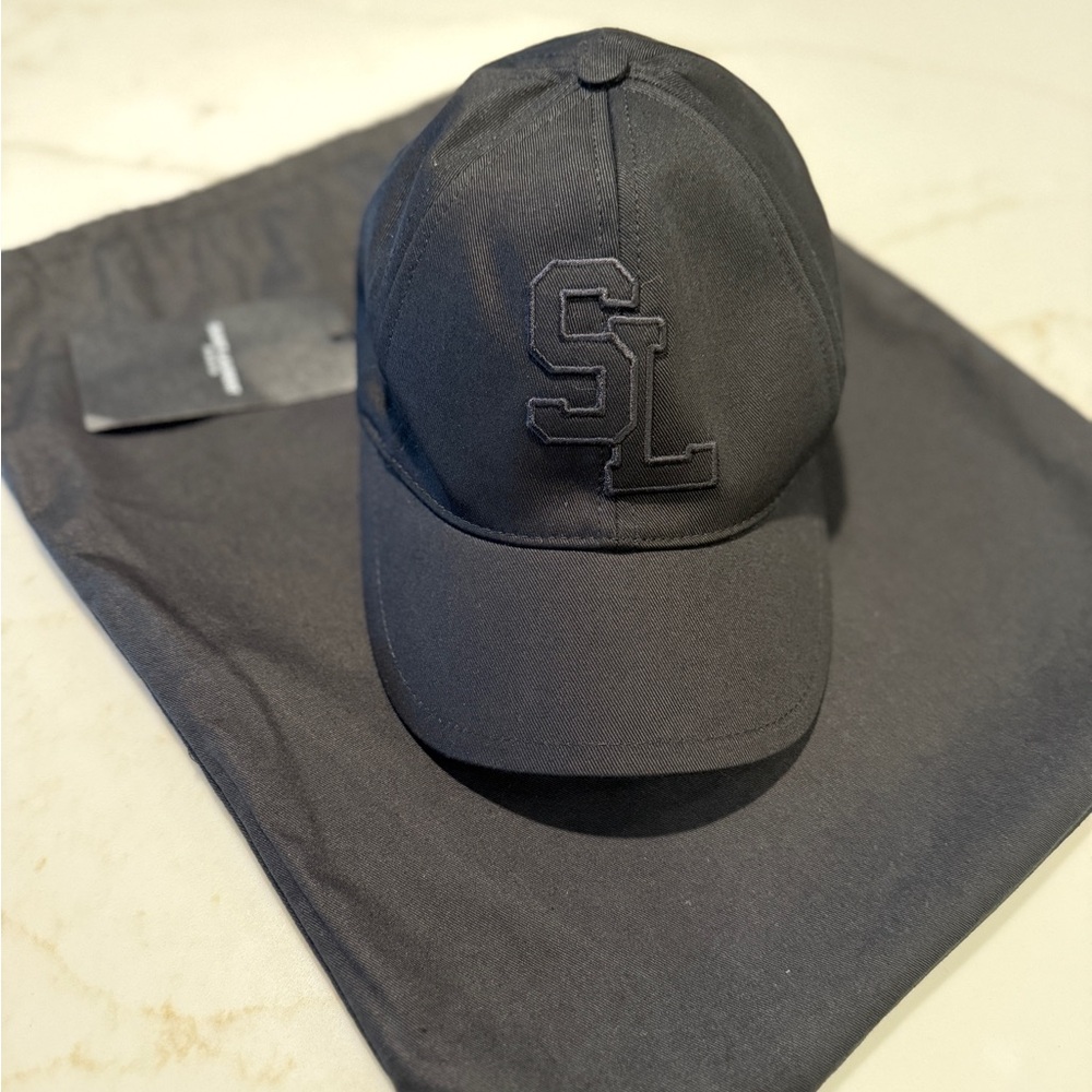 NWT Saint Laurent Cotton Baseball Cap